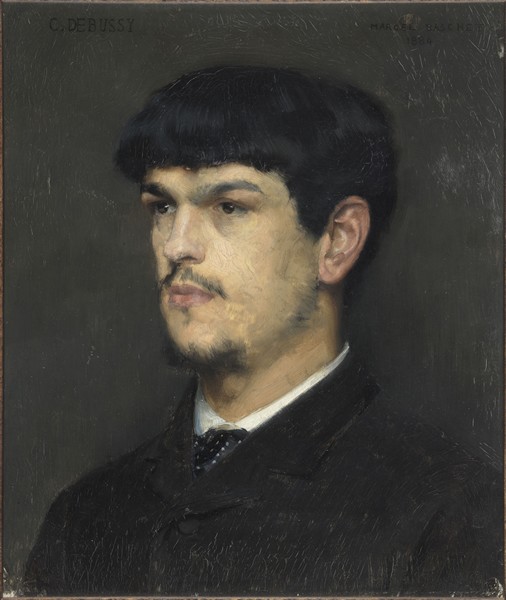 Debussy, la musique et les arts : Marcel Baschet, Portrait de Claude Debussy, 1865